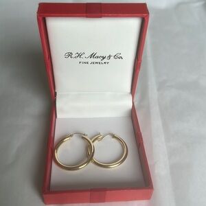 Gold Hoop Earrings- 10 Karat